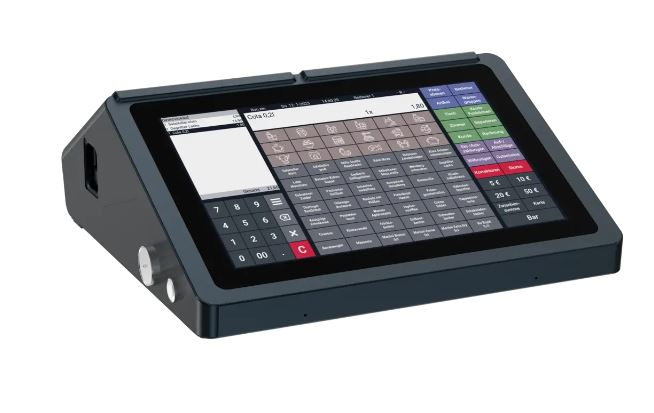 Kasseapparat Qtouch 9, 10.1" inkl. skuffe