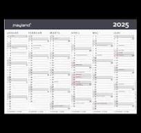  Kontorkalender Klassisk A5 2025